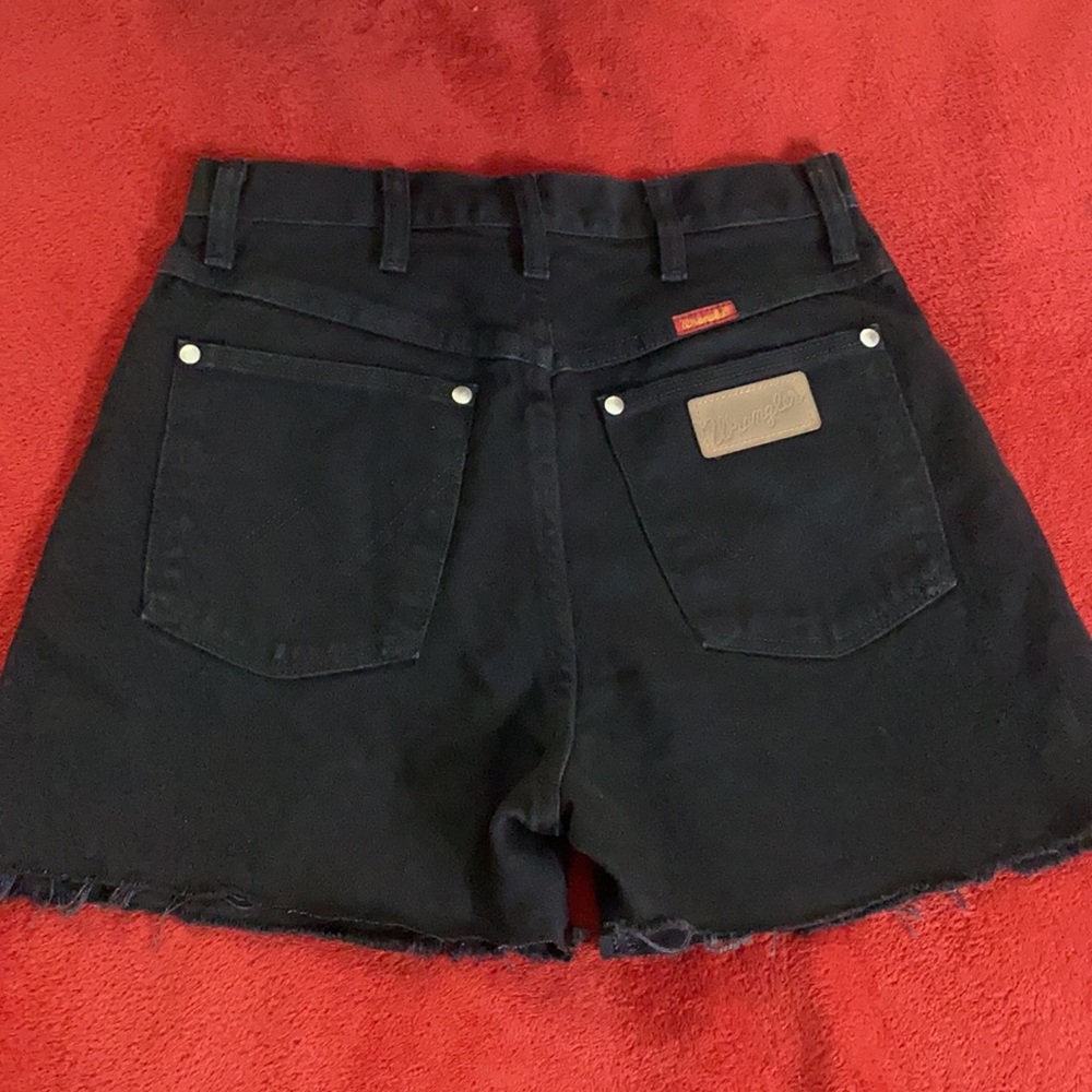 Black Wrangler Shorts